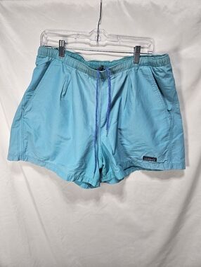 Patagonia Baggies Shorts Womens L Blue 5” Athletic Hiking Swim Drawstring